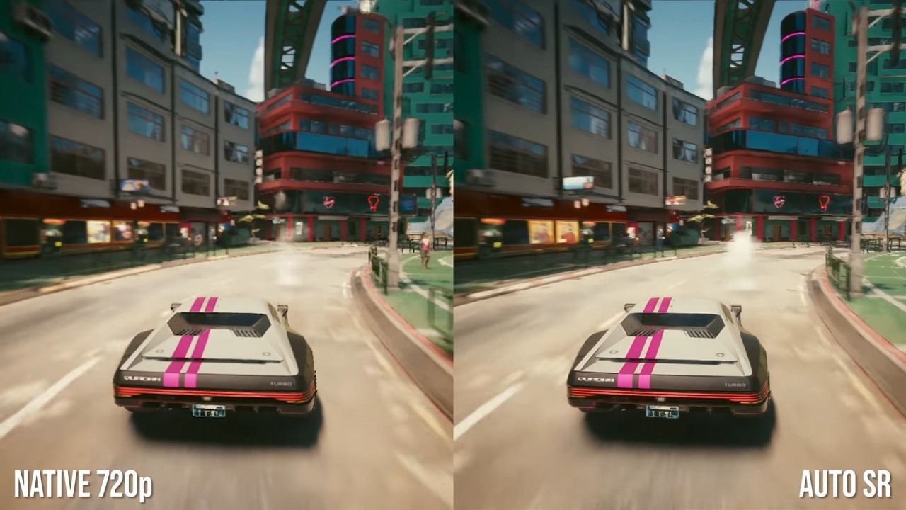 Microsoft Auto SR przetestowany. Nie jest rewolucją w działaniu gier, ale dla graczy może być przydatny, źródło grafiki: Digital Foundry, YouTube.