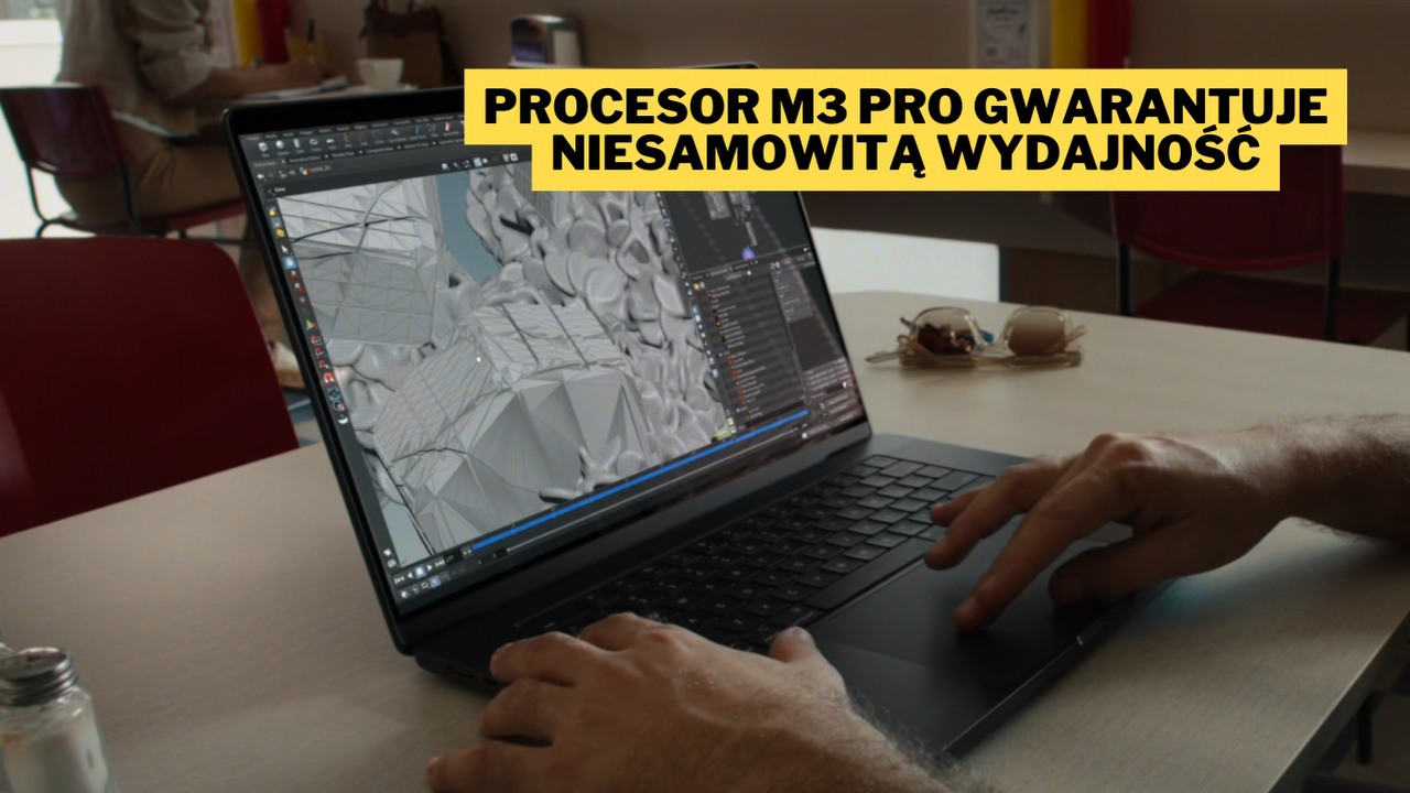 O tej ofercie może być naprawdę głośno, bo jeden z najpotężniejszych laptopów Apple jest teraz w cenie jakiej jeszcze nie było. MacBook Pro z 36 GB RAM to prawdziwy kombajn do zadań specjalnych, źródło grafiki: Apple.