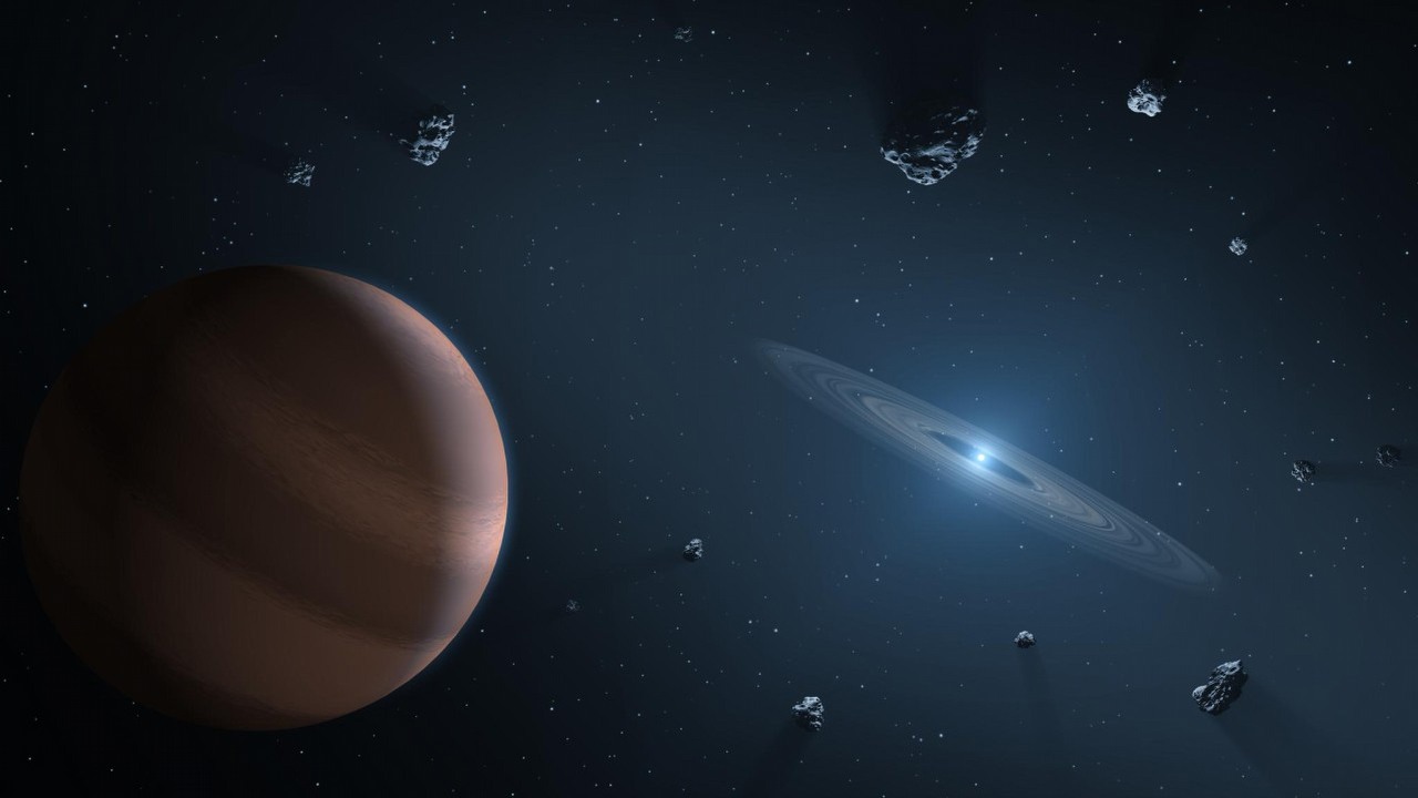 Astronomowie nie potrafią wytłumaczyć, dlaczego ten obiekt pędzi przez kosmos z prędkością niemal 2 milionów km/h, źródło grafiki: NASA.