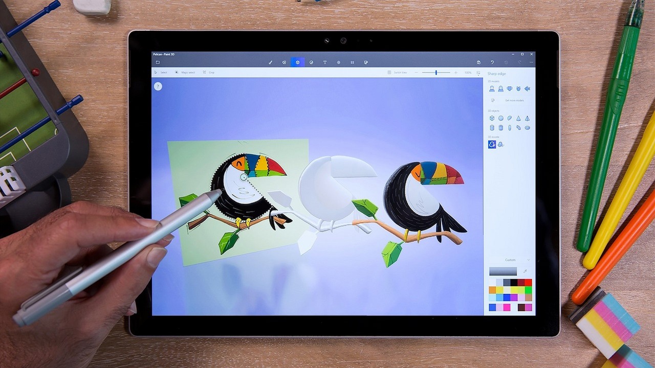 To koniec Paint 3D. Microsoft tej jesieni ostatecznie uśmierci aplikację, wprowadzoną siedem lat temu, źródło grafiki: Microsoft.