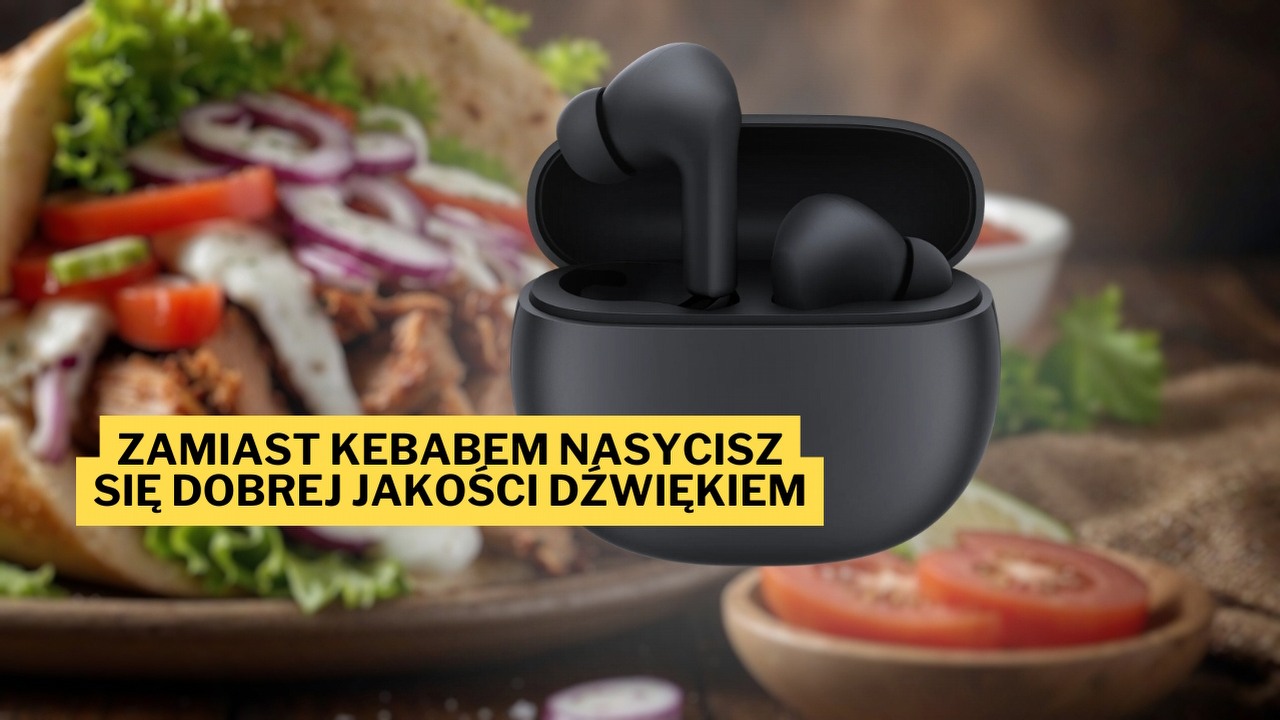 Dobre słuchawki bezprzewodowe w cenie dwóch kebabów! Xiaomi Redmi Buds 4 Active to popularny zestaw z baterią pozwalającą na aż 28 godzin działania, źródło grafiki: Xiaomi, Pixabay.
