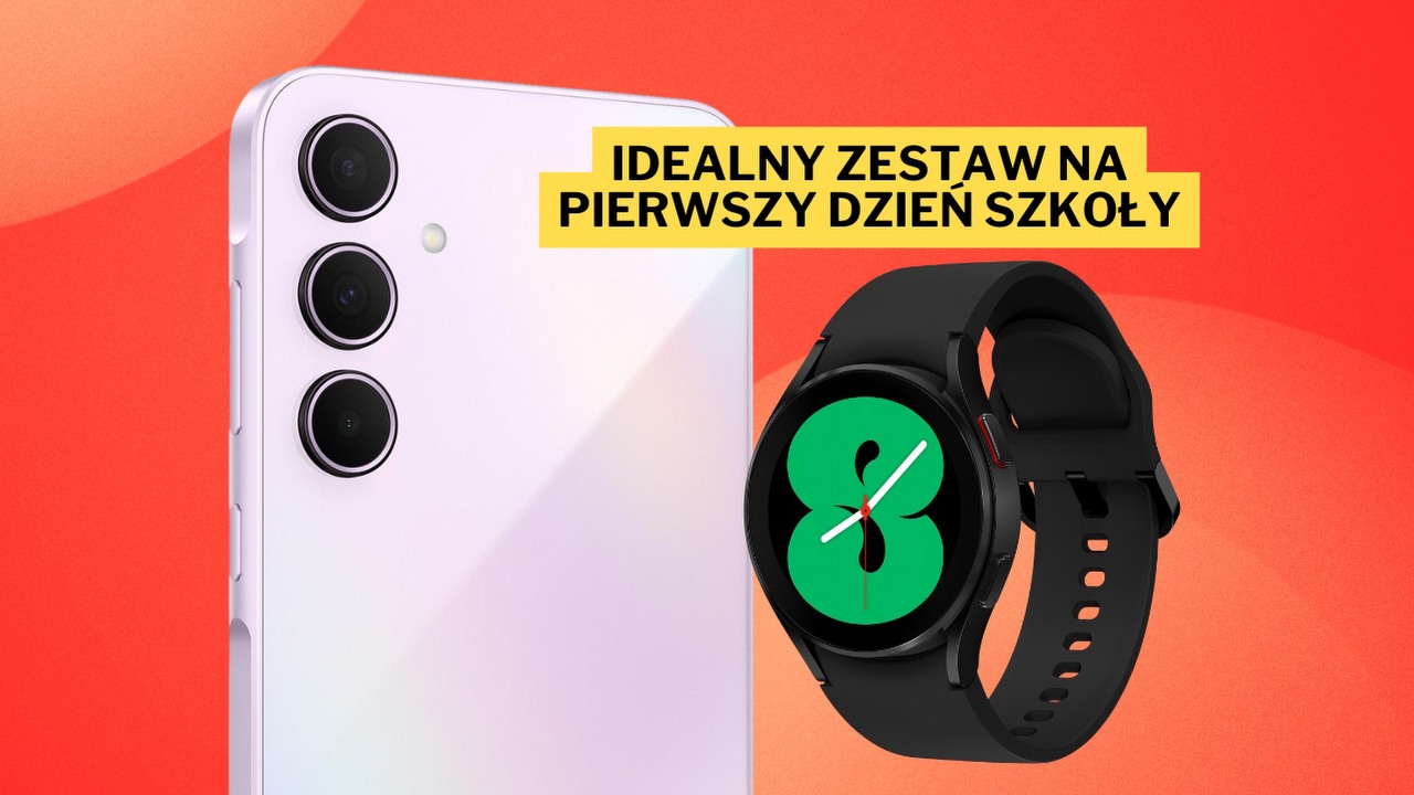 Tą promocją Samsung zmiótł konkurencję z planszy. Kupując smartfon Galaxy A35 z bajecznym ekranem Super AMOLED, otrzymacie gratis smartwatch wart ponad 600 zł, źródło grafiki: Samsung.
