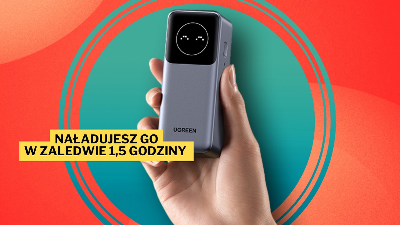 To jedna z najlepszych promocji Amazona, jakie ostatnio widziałem. Powerbank UGREEN o mocy 100 W naładuje nie tylko smartfony, tablety i laptopy, ale też Steam Decka i Nintendo Switcha, źródło grafiki: UGREEN; materiały promocyjne.