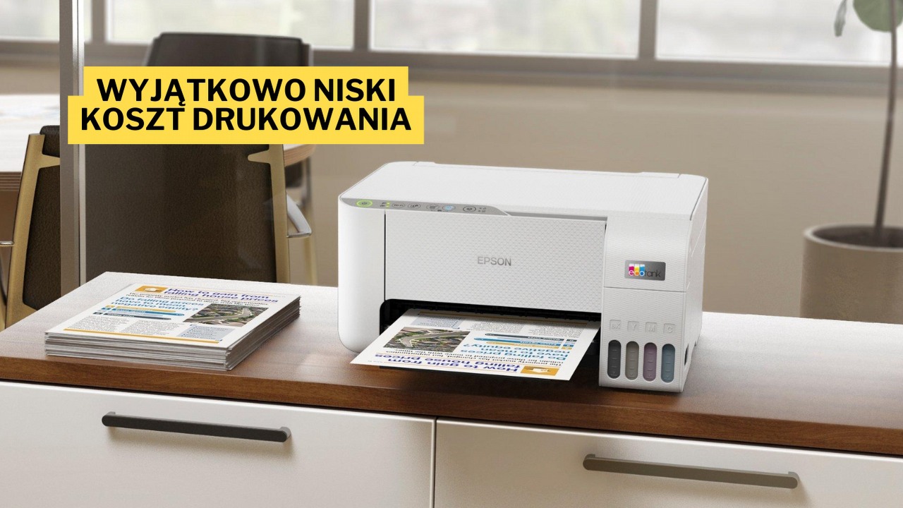 Gdyby nie to, że mam już urządzenie wielofunkcyjne, czym prędzej składałabym zamówienie na EPSON EcoTank. Świetna cena i niesamowita wydajność to przepis na sukces przed zbliżającym się rokiem szkolnym, źródło grafiki: EPSON.