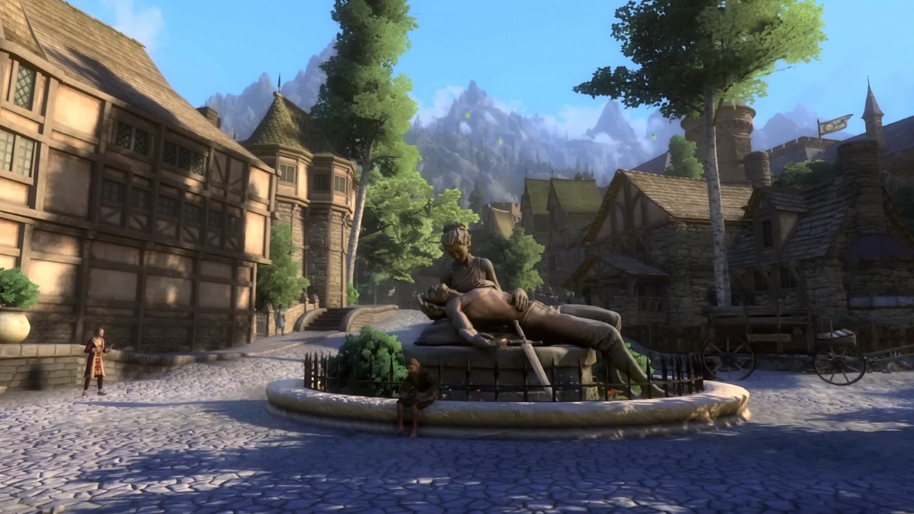 Śliczne lokacje z Obliviona zachwycają w modzie do Skyrima. Zobacz 20-minutowy gameplay z The Elder Scrolls: Skyblivion, w tym kilka zadań, źródło grafiki: Skyblivion Team.