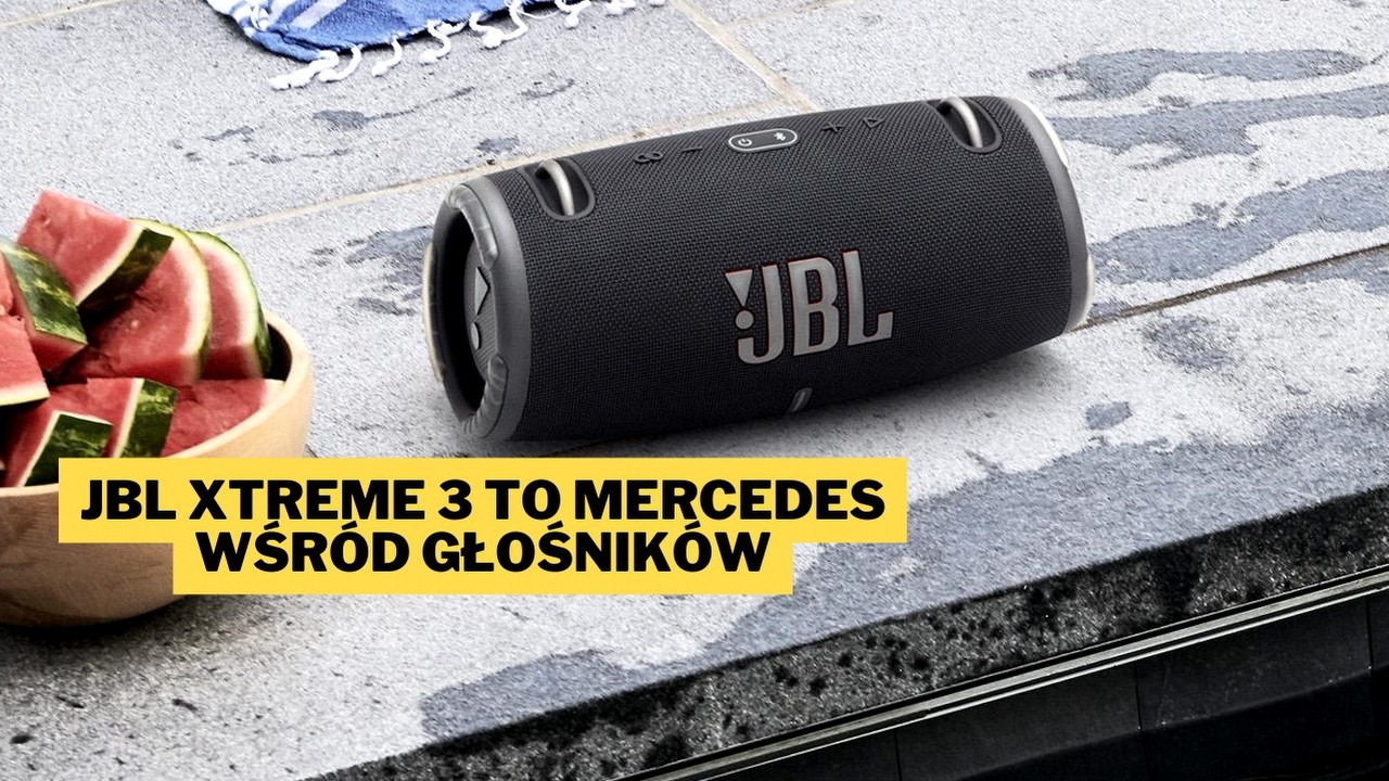 Takiej promocji na JBL Xtreme 3 nie miał nawet Amazon! Moja żona korzysta z tego 100-watowego głośnika w pracy z dziećmi i wciąż nie może się go nachwalić, źródło grafiki: JBL; materiały promocyjne.