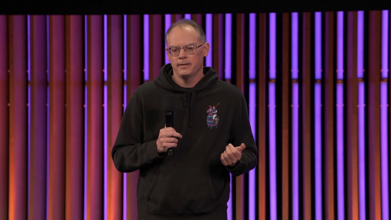 Płacenie za to, by gry trafiały na Steam z opóźnieniem, często było niekorzystne dla Epic Games Store. „Wiele z nich nie było dobrymi inwestycjami”, przyznaje Tim Sweeney, źródło grafiki: YouTube; Unreal Engine; 2023.