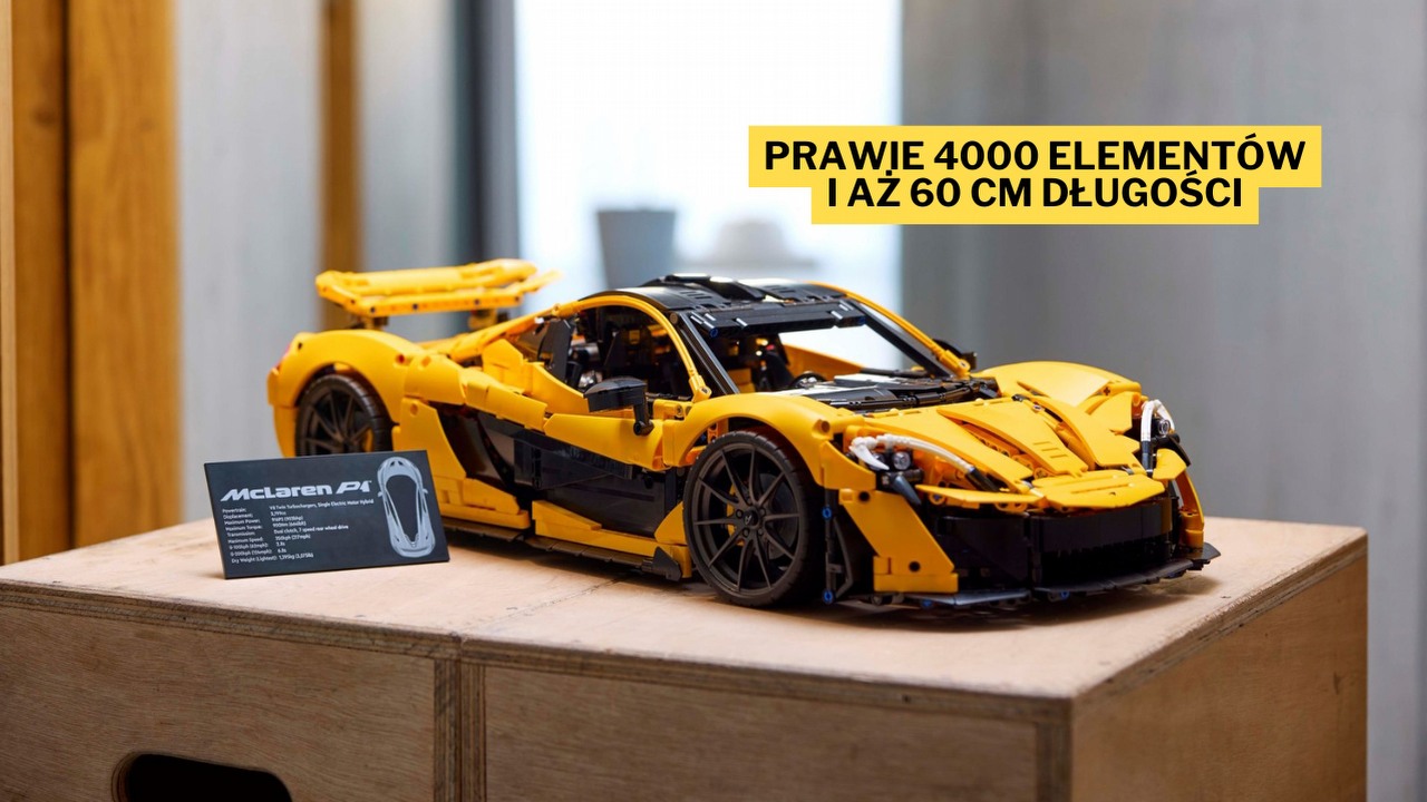 Konkurencyjne sklepy spalą się ze wstydu na widok tej promocji. Bajeczny zestaw LEGO Technic McLaren P1 kilkaset złotych taniej tylko na Amazonie, źródło grafiki: LEGO.