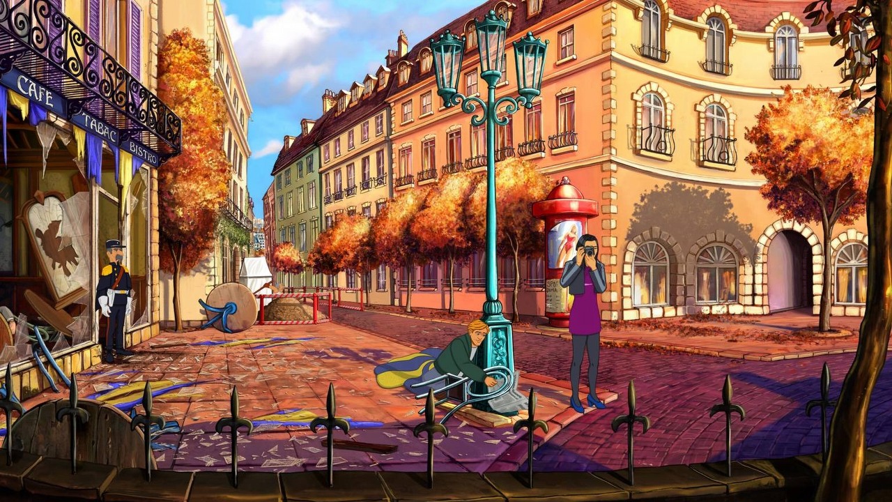 Nowa wersja kultowej przygodówki debiutuje na rynku. Zobacz zmiany w oprawie graficznej Broken Sword - Shadow of the Templars: Reforged, źródło grafiki: Revolution Software.