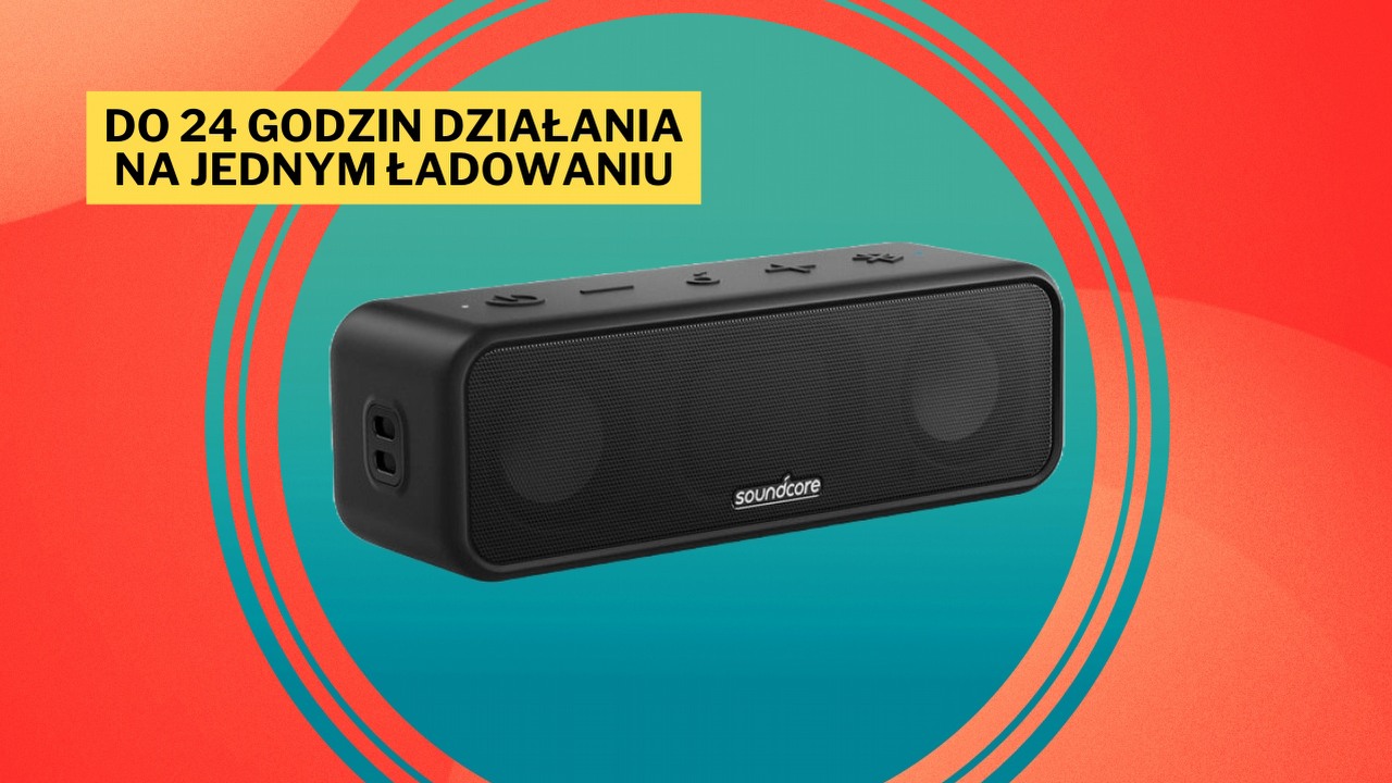 Co tu się właśnie wydarzyło! Amazon obniżył cenę uwielbianego przez użytkowników głośnika do niespotykanego poziomu. Za te pieniądze nie mogłem znaleźć w sieci lepszego sprzętu o takich parametrach, źródło grafiki: Anker.