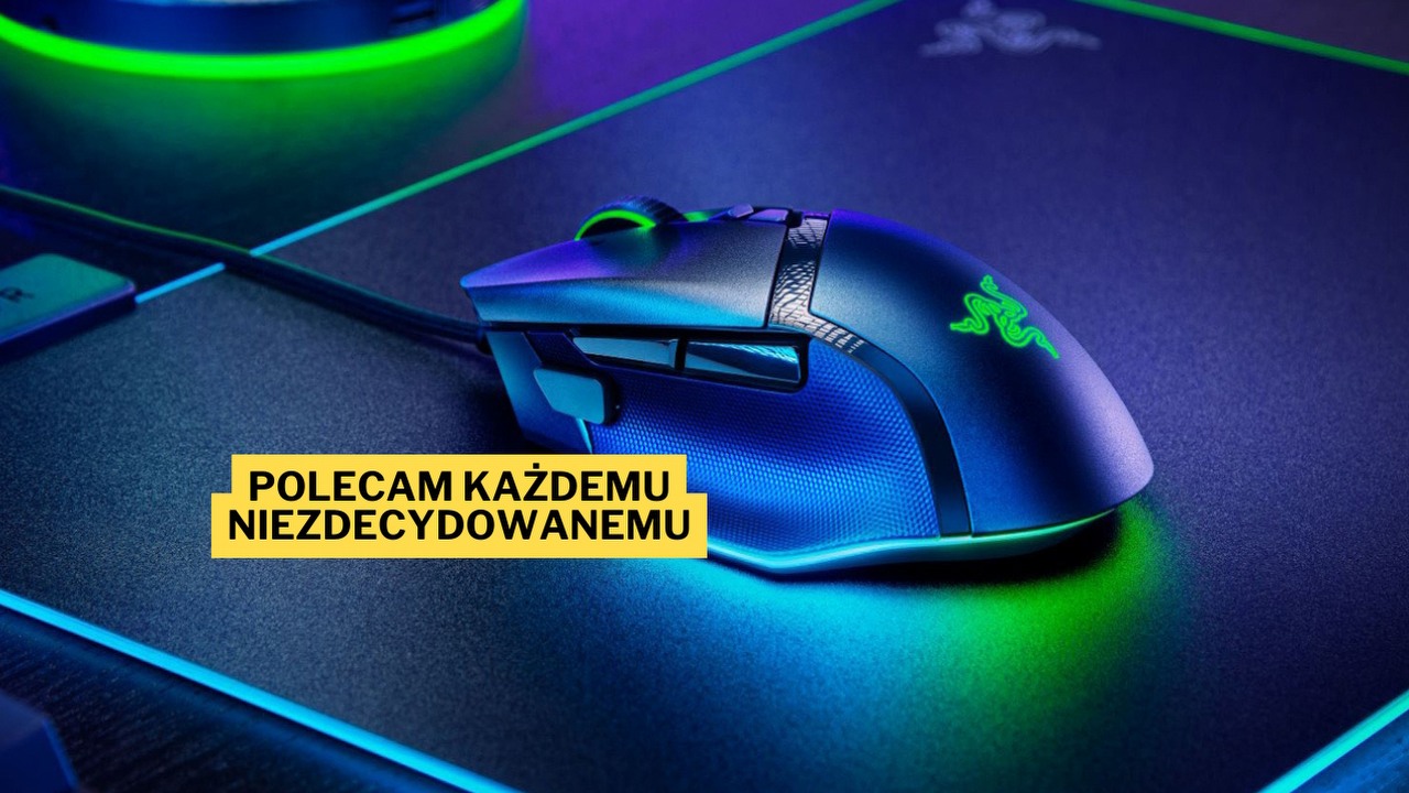 Moja ukochana myszka komputerowa jest teraz w promocji „prima sort”. Razer Basilisk V3 towarzyszy mi od jakiegoś czasu i nie zamieniłabym go na żaden inny model, źródło grafiki: Razer.