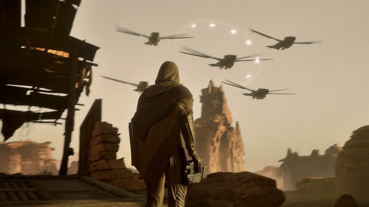 Nowy gameplay trailer z survivalowego Dune: Awakening pokazał zaskakująco dużo gry. Na Arrakis nie będziemy się nudzić, źródło grafiki: Funcom..