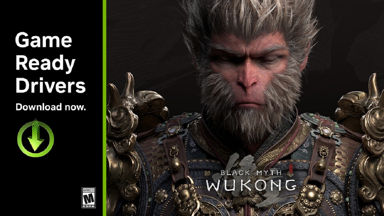 NVIDIA udostępniła już sterowniki Game Ready 560.94, wspierają one Black Myth: Wukong i Star Wars Outlaws, źródło grafiki: Nvidia..
