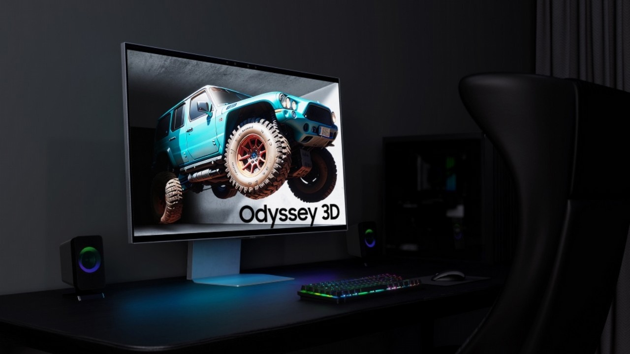 Samsung ujawnił monitor Odyssey 3D. Firma zwiastuje nową generację gamingu, źródło grafiki: Samsung; materiały promocyjne.
