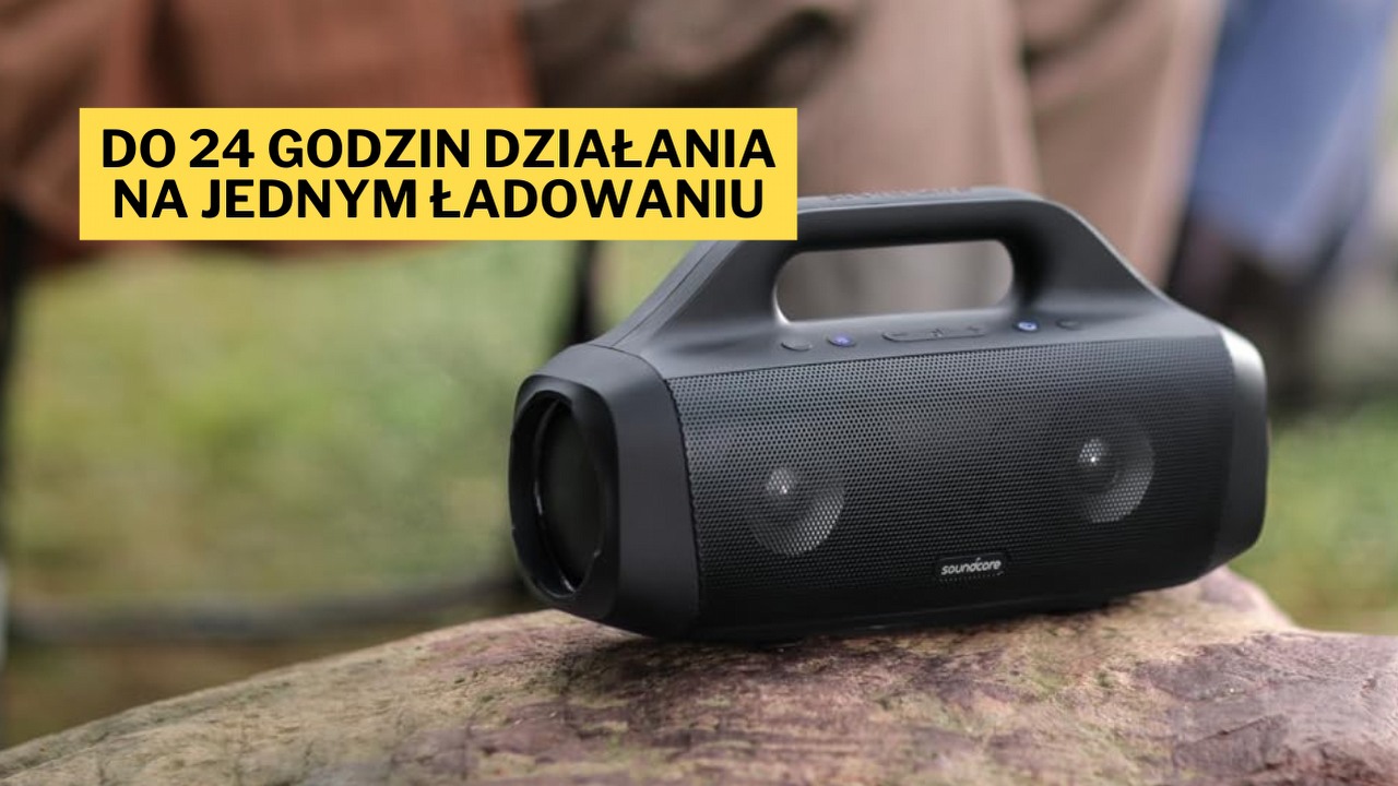 Król głośników powraca i szokuje niską ceną. Soundcore Motion Boom to hit Amazona, w którego dźwięku zakochał się również nasz redakcyjny kolega, źródło grafiki: Anker.