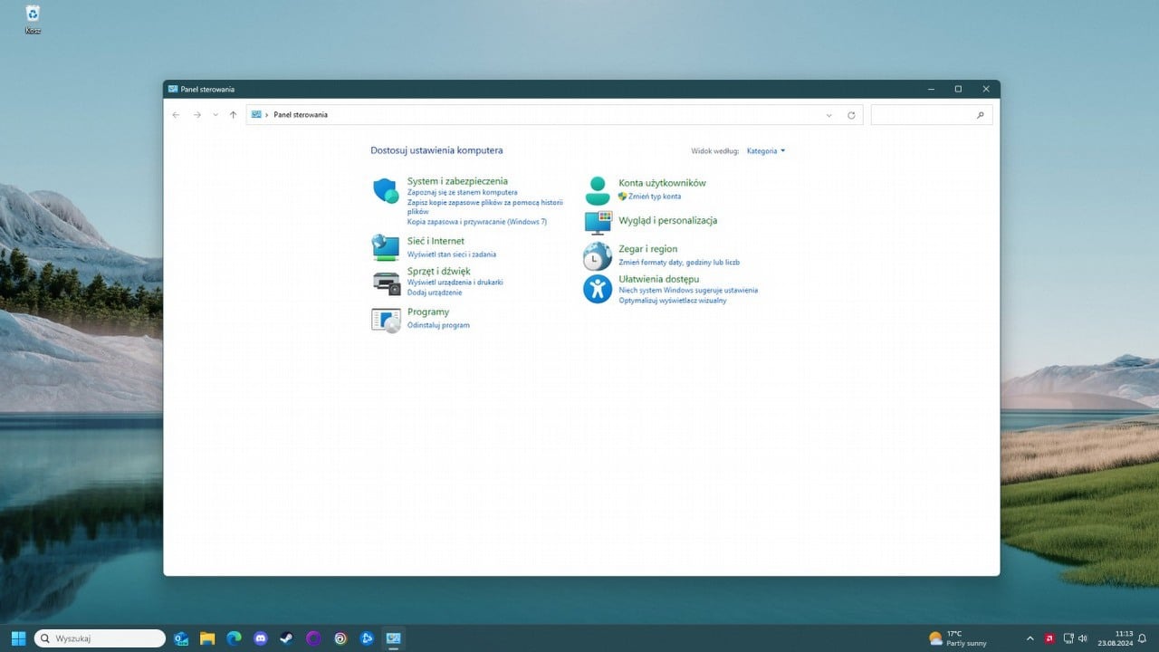 Panel sterowania znowu na celowniku Microsoftu. Firma chce zastąpić przestarzały program Ustawieniami, źródło grafiki: Własne.