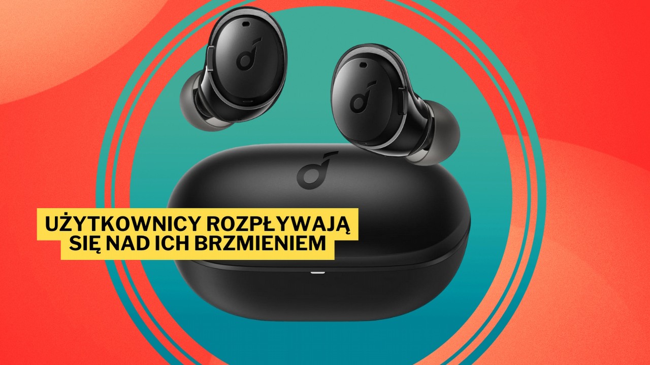 Do 36 godzin działania, ANC i obsługa AI - te słuchawki są tak dobre, że warto je kupić na Amazonie nawet bez 31-procentowej obniżki ceny, źródło grafiki: Soundcore.