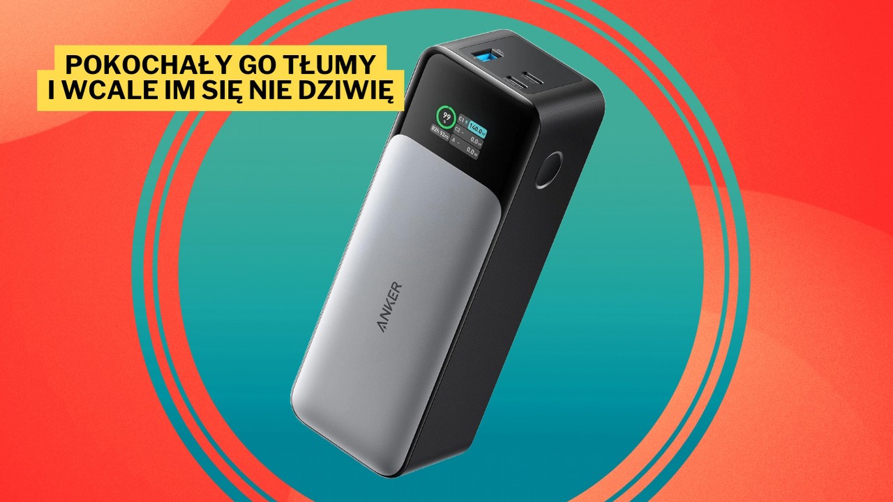 Pojemność 24 000 mAh, 140 W mocy i historycznie niska cena. Anker PowerCore 737 to powerbank, bez którego nasza redakcyjna koleżanka nie wyobraża sobie podróżowania, źródło grafiki: Anker.