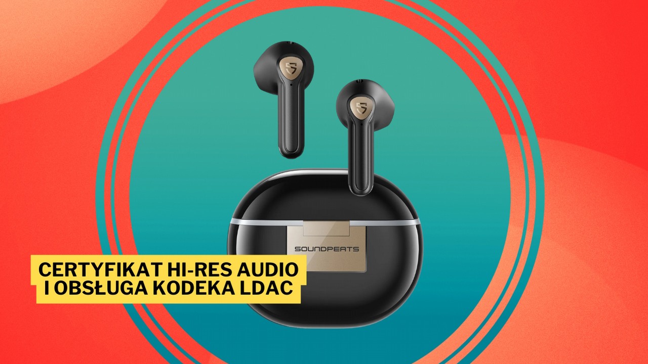 Rozkochały w sobie mnóstwo osób, teraz można je dostać kilkadziesiąt złotych taniej. SoundPEATS Air3 HS to słuchawki, które jakością dźwięku nie odstają od droższych zestawów, źródło grafiki: SoundPEATS.