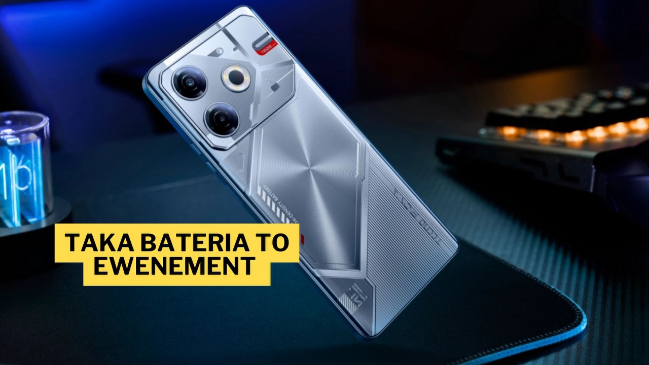 W Polsce zadebiutował smartfon, który baterią o pojemności 7000 mAh po prostu miażdży konkurencję. Najlepsza jest jednak jego kosmicznie niska cena, źródło grafiki: Tecno.