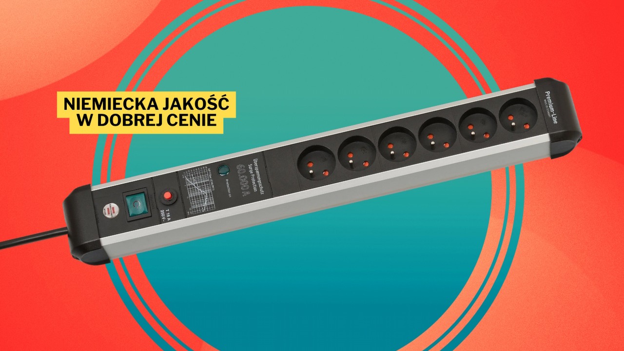 Potrafi pochłonąć energię przepięć o wysokości 60 000 A. Brennenstuhl Protect Line to jedna z najbezpieczniejszych listew zasilających na rynku, źródło grafiki: Brennenstuhl.