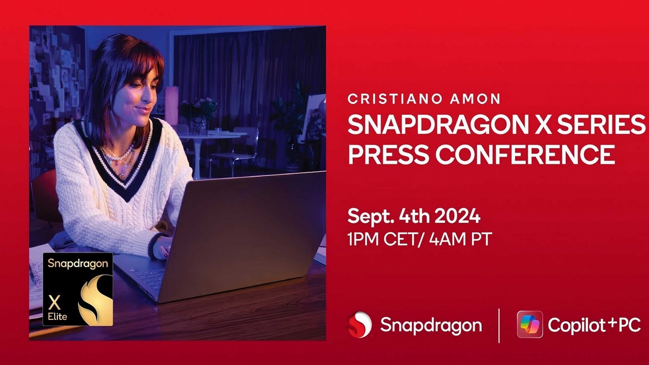 Qualcomm rozpycha się w segmencie PC. Już za kilka dni może odbyć premiera kolejnego wariantu Snapdragona X Plus, źródło grafiki: Qualcomm..