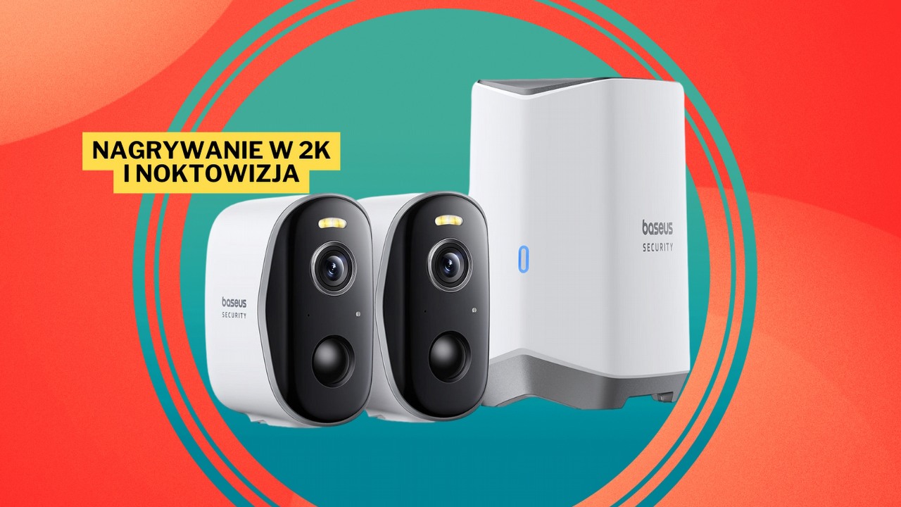 Gdybym miał własny dom lub działkę, to od razu zainwestowałbym w ten zestaw do monitoringu. Baseus Security N1 z możliwością 210 dni bezprzewodowego działania to tani sposób na poczucie bezpieczeństwa, źródło grafiki: Baseus.