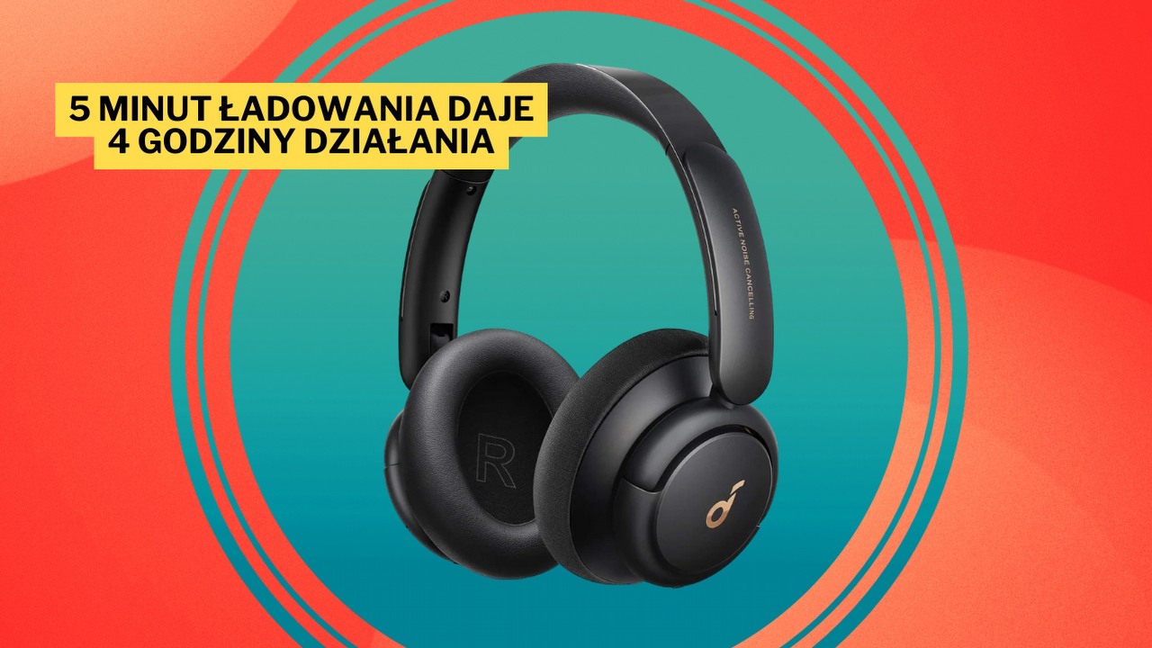 Ponad 40 godzin działania, ANC tłumiące 95% dźwięków i ponad 60 tysięcy pozytywnych opinii - rewelacyjne słuchawki Soundcore Life Q30 są teraz tanie jak nigdy, źródło grafiki: Anker.