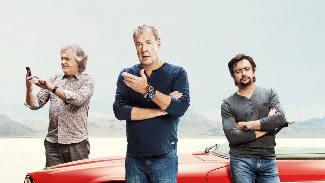 The Grand Tour jednak nie zniknie wraz z odejściem Clarksona, Hammonda i Maya. Program będzie kontynuowany z nowymi prowadzącymi, źródło grafiki: The Grand Tour, Jeremy Clarkson, Amazon, 2016.
