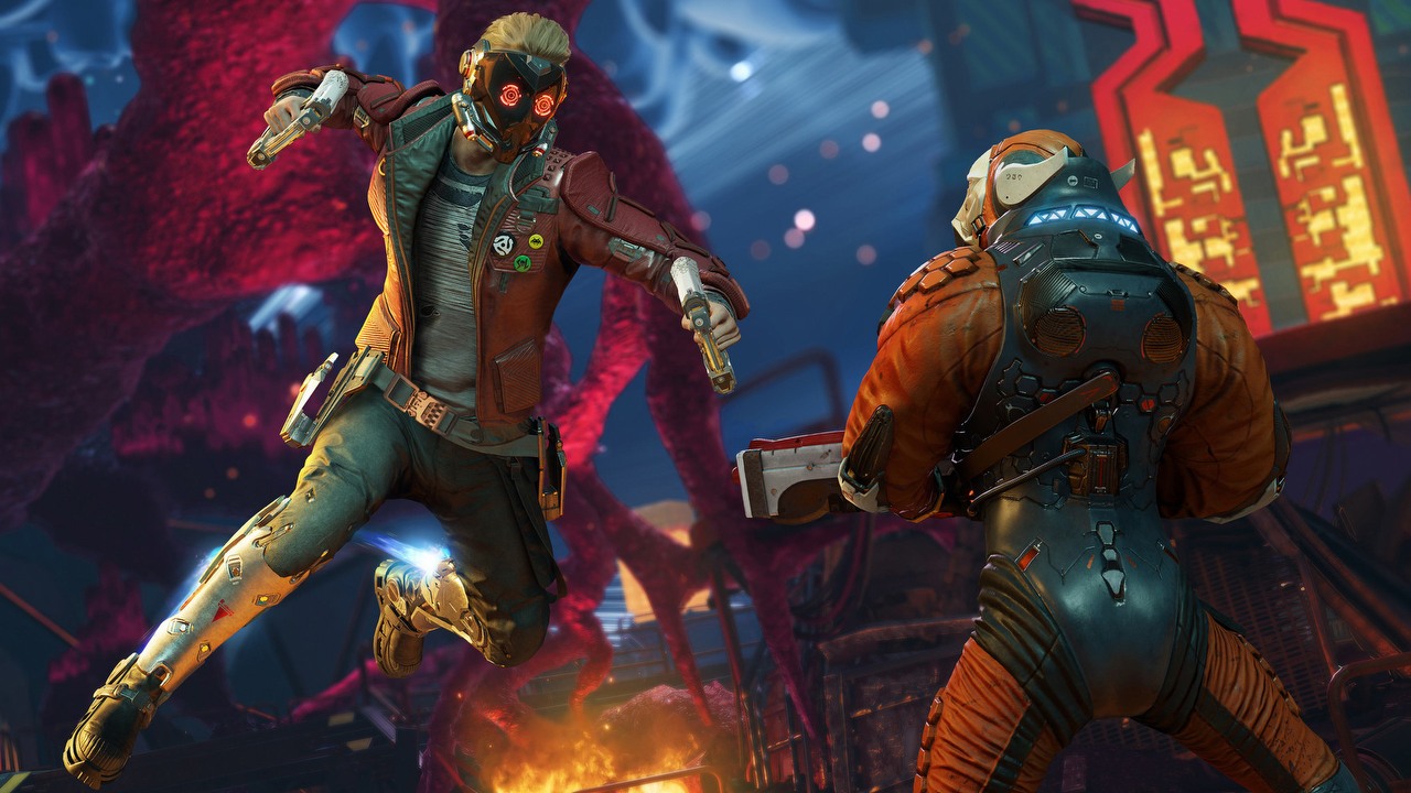 Humble Choice na wrzesień 2024 kusi strategiami i RPG-ami, ale przede wszystkim Marvel's Guardians of the Galaxy, źródło grafiki: Eidos Montreal.