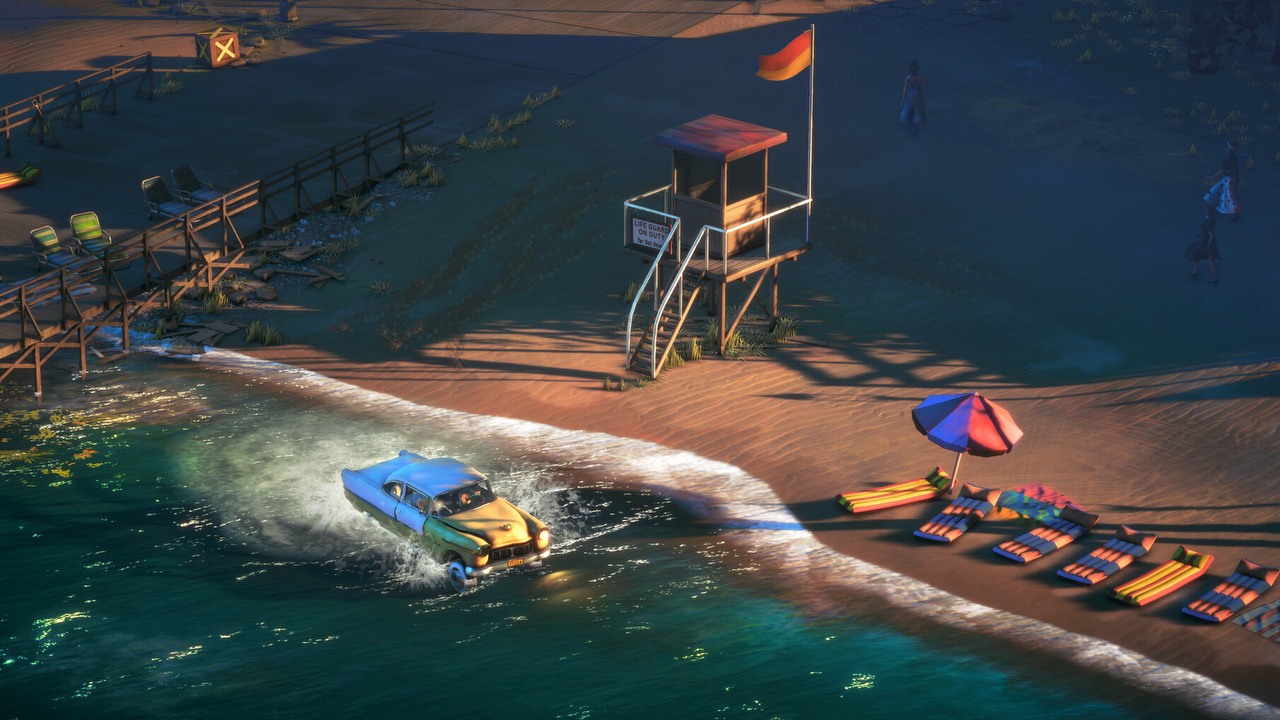 Realistyczna destrukcja otoczenia na pierwszym zwiastunie Deliver At All Costs. W zabawie w szalonego kuriera nie przeszkodzi nawet widmo nuklearnej zagłady, źródło grafiki: Konami.