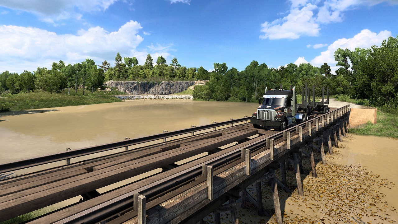 Znany z kopalni diamentów „Naturalny Stan” otworzy swoje granice przed wirtualnymi kierowcami. ATS: Arkansas ma rychłą datę premiery, źródło grafiki: American Truck Simulator: Arkansas, developer: SCS Software.