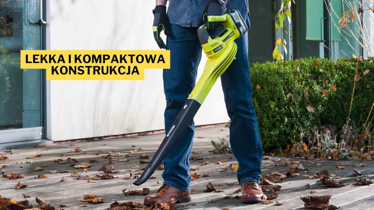 Dzięki tej promocji dmuchawa do liści Ryobi może być hitem jesieni w Polsce. Doskonały stosunek ceny do jakości sprawia, że sam zamierzam się w nią zaopatrzyć, źródło grafiki: Ryobi.