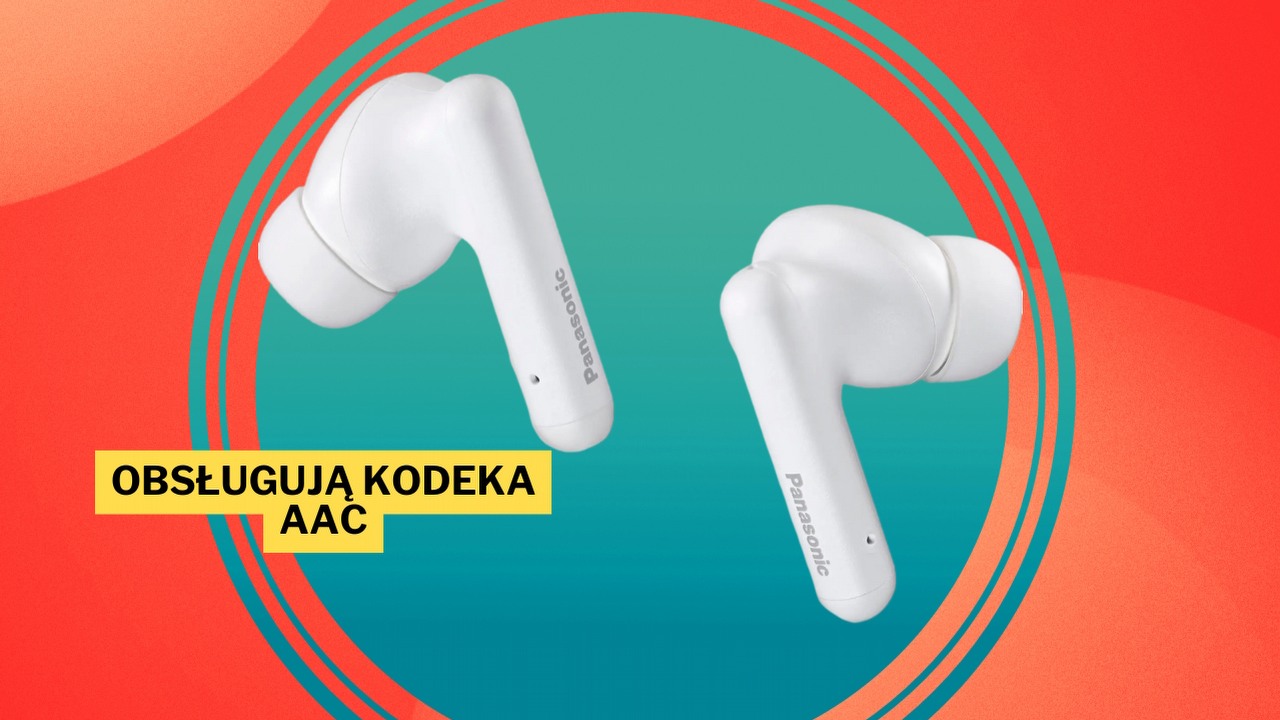 Świetne słuchawki Panasonica w cenie, która jest poza zasięgiem innych sklepów. Od dziś będę ten zestaw polecać każdemu, źródło grafiki: Panasonic.