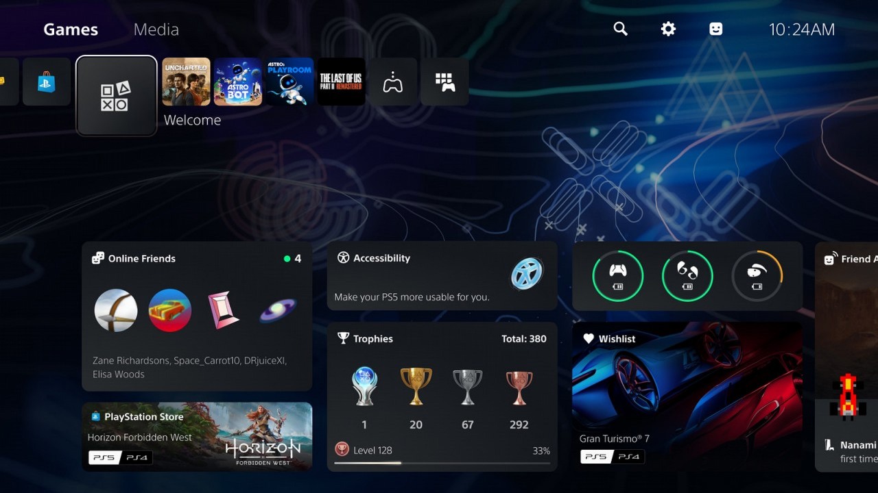 PS5 z nową aktualizacją. Personalizacja konsoli w końcu będzie możliwa, ale nie wszędzie na start, źródło grafiki: Sony; materiały promocyjne.