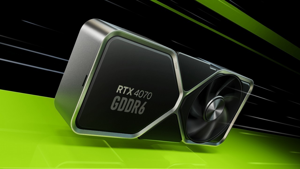 GeForce RTX 4070 z wolniejszą pamięcią GDDR6 przetestowany, źródło grafiki: Nvidia.