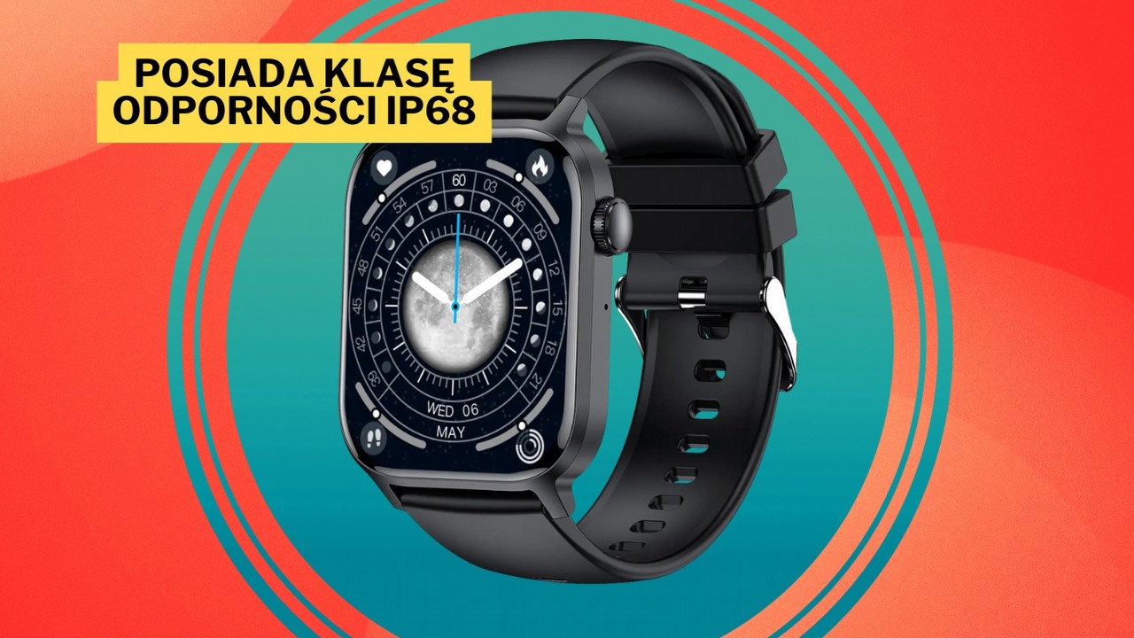 Wygląda jak Apple Watch, ma ekran AMOLED i baterię, która wytrzyma 10 dni - polski Kiano Watch GO może stać się prawdziwym hitem na rynku tanich smartwatchy, źródło grafiki: Kiano.