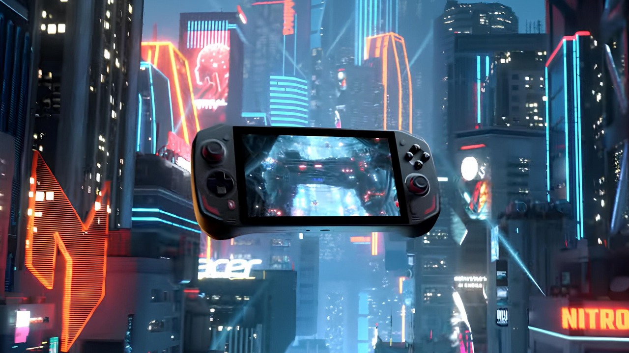 Sprzęt skazany na porażkę? Acer nie zakłada, że przyszłość hanheldów będzie kolorowa, źródło grafiki: Acer | YouTube.