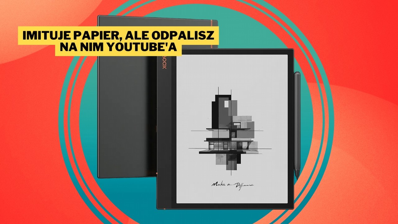 Kilka tygodni działania na jednym ładowaniu i obsługa sklepu Google Play - najpoważniejszy konkurent czytnika Kindle Scribe to idealne narzędzie dla studentów i pracowników biurowych, źródło grafiki: Onyx Boox; materiały promocyjne.