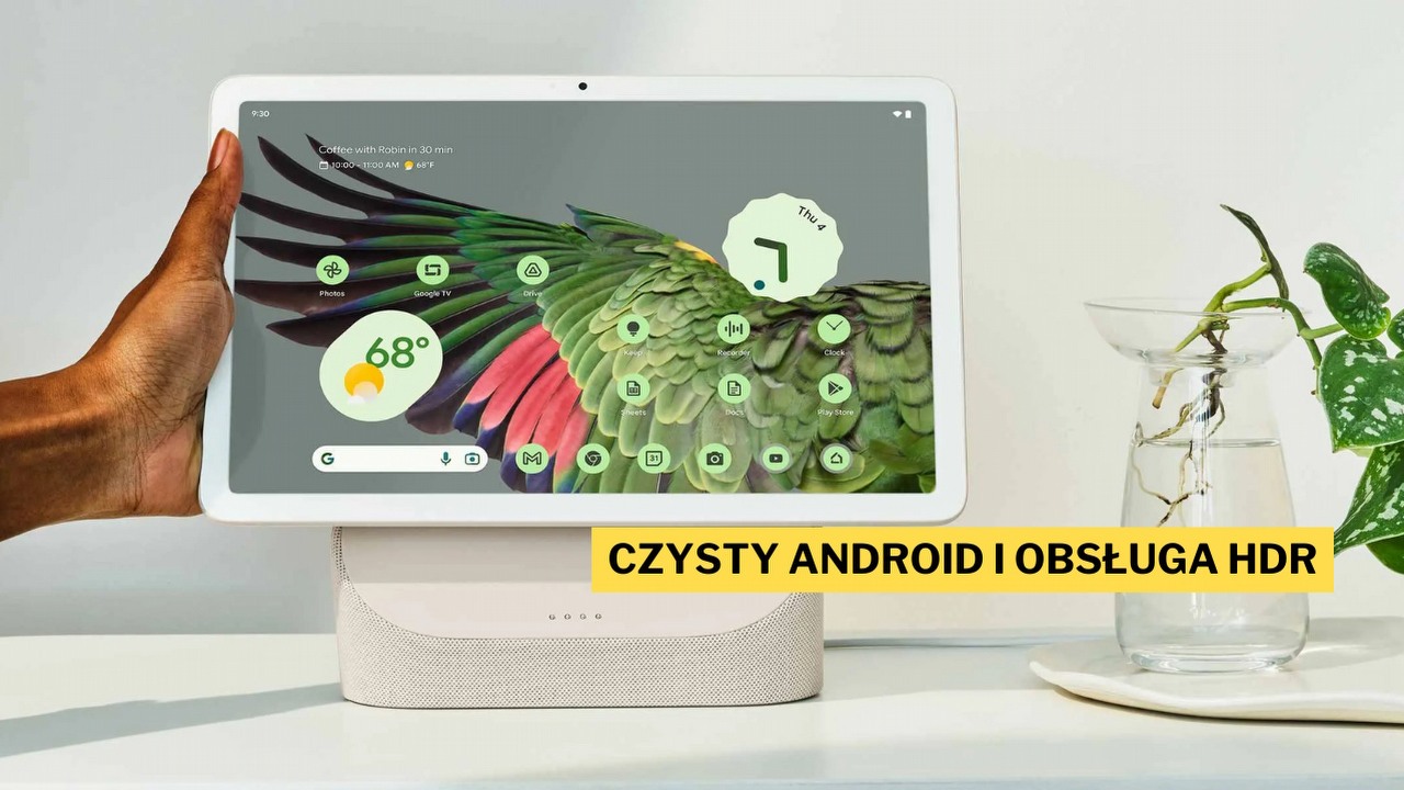 Niech się schowają wszystkie inteligentne wyświetlacze od Amazona. Google Pixel Tablet to urządzenie, które bije je na głowę uniwersalnymi możliwościami i wsparciem polskiego asystenta Google, źródło grafiki: Google.