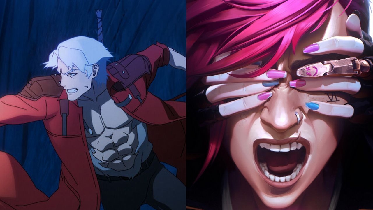 Splinter Cell, Tomb Raider, Arcane i inne gorąco oczekiwane seriale ze zwiastunami i datami premier. Netflix zaszalał na Geeked Week, źródło grafiki: Arcane, Christian Linke, Netflix, 2024 / Devil May Cry, Adi Shankar, Netflix, 2025.
