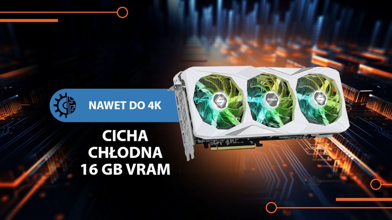 Bardzo cichy i chłodny Radeon, który spisuje się znakomicie w natywnym 1440p i dobrze w 4K. Top do 3000 złotych.
