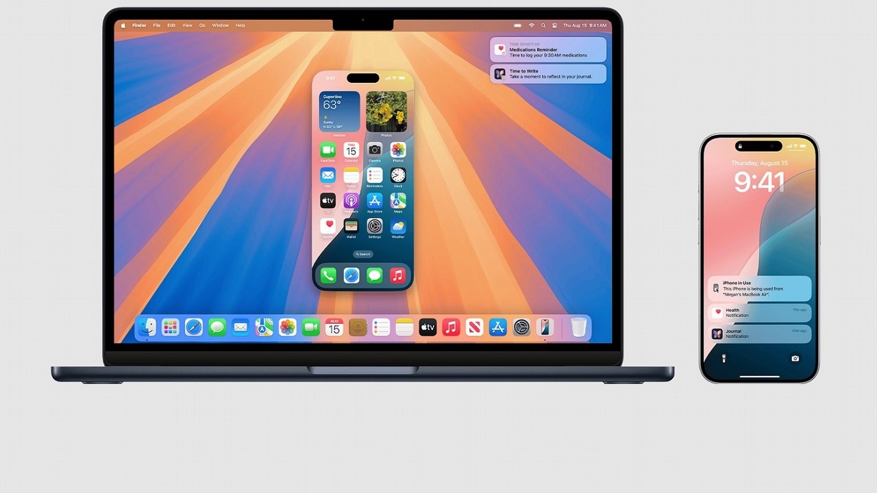 iPhone Mirroring w EU - jak skorzystać? Sprawdzamy, czy to możliwe w 2025 roku, źródło grafiki: Apple.