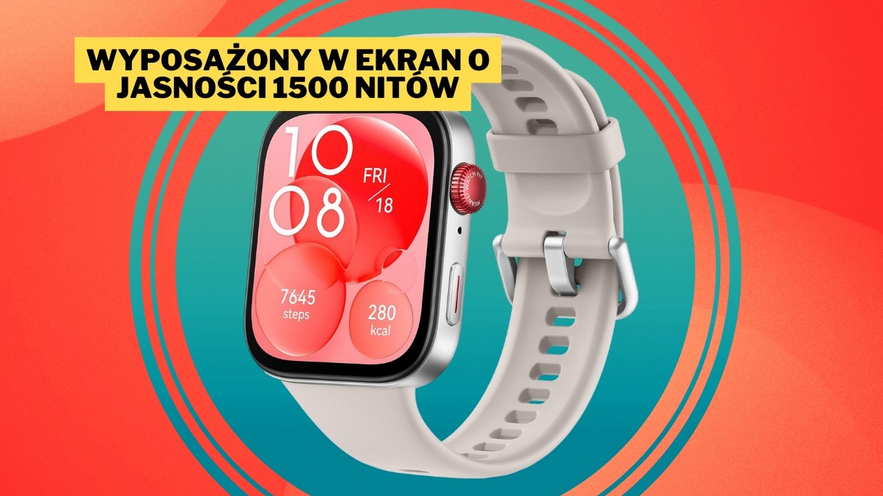 Król tanich smartwatchy w rekordowo niskiej cenie. Huawei Watch Fit 3 wygląda jak Apple Watch, ale posiada dużo lepszą baterię, źródło grafiki: Huawei; materiały promocyjne.
