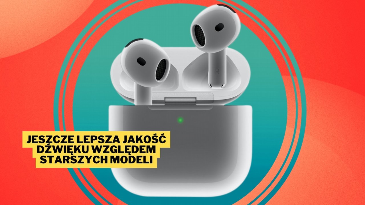 „Są obrzydliwe w swojej doskonałości” - chwalone przez użytkowników słuchawki Apple Air Pods 4 z ANC dopiero zadebiutowały, a już można je dostać w świetnej promocji, źródło grafiki: Apple; materiały promocyjne.