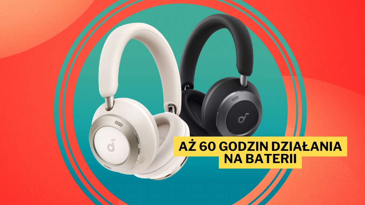 Spiesz się, bo wkrótce ich cena poszybuje w górę. Soundcore Space One Pro to najnowsze słuchawki z ANC, które mogą zagrozić produktom JBL, Sony i Bose, źródło grafiki: Anker.