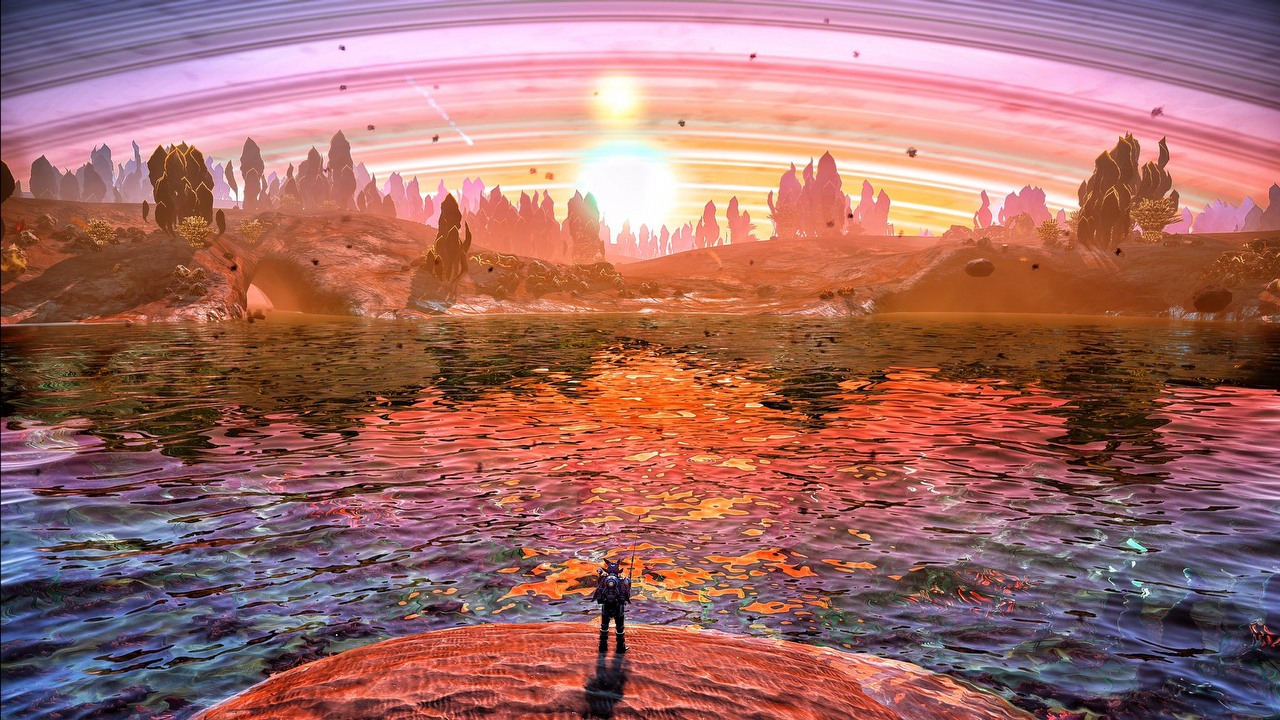 PS5 Pro „absolutnie wymiata” - mówi deweloper No Man’s Sky, źródło grafiki: No Man's Sky \ @Lewozz | X.