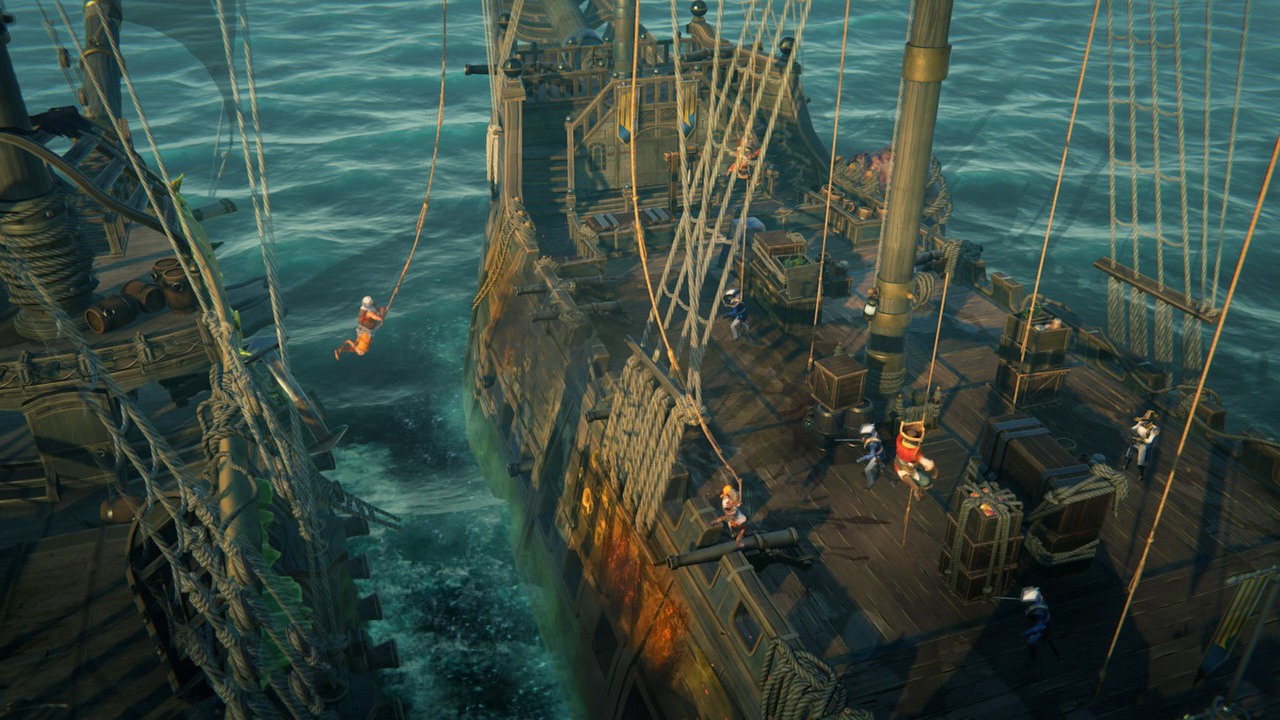 Polska strategia z elementami RPG od twórców Hard West 2 ma aspiracje. Przeklęty piracki świat w Rogue Waters przyciąga kolejnych graczy, źródło grafiki: Ice Code Games.