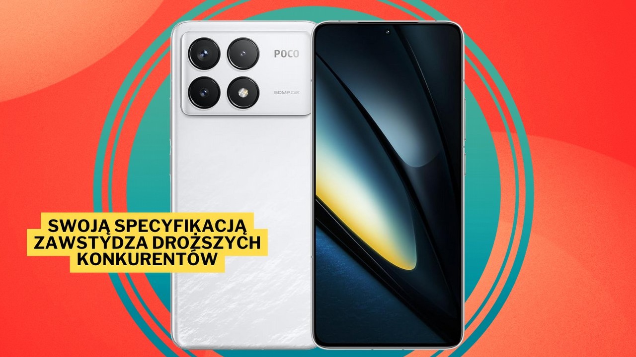 Jest lepszy od zeszłorocznego flagowca Samsunga, a kosztuje trzykrotnie mniej. Smartfon Xiaomi POCO F6 Pro z obsługą ładowania 120 W i jasnością szczytową na poziomie 4000 nitów jest dostępny kilkaset złotych taniej, źródło grafiki: Xiaomi; materiały promocyjne.