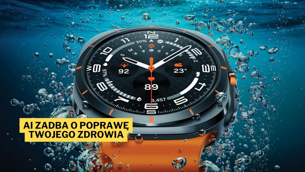 Cena najgroźniejszego rywala Apple Watcha zapikowała jak jastrząb za swoją ofiarą. Samsung Galaxy Watch Ultra LTE to smartwatch, który nie boi się ekstremalnych sytuacji, źródło grafiki: Samsung; materiały promocyjne.